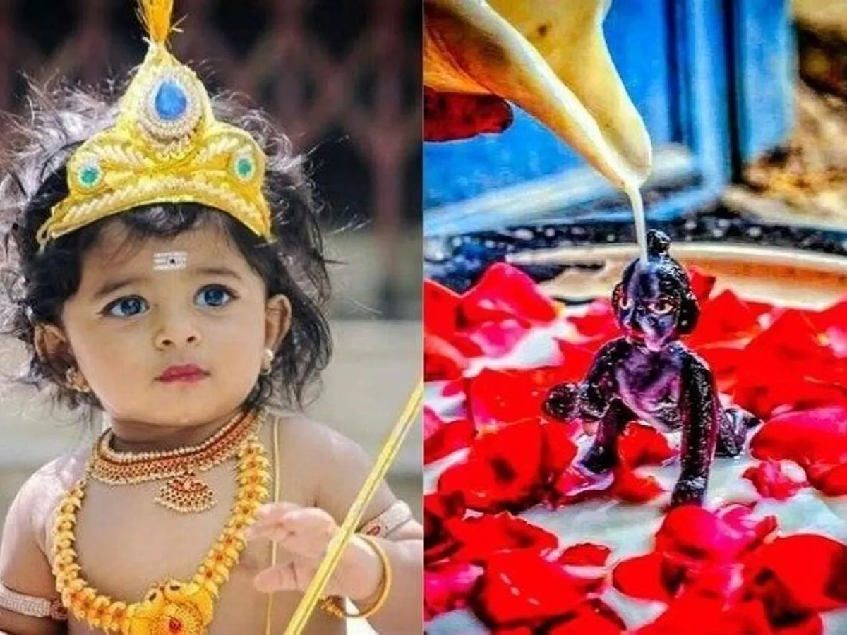 • अगर स्नान कराना चाहते हैं तो जल + गंगाजल का प्रयोग करें (कुछ लोग दूध, दही, मिश्री से भी अभिषेक करते हैं)।